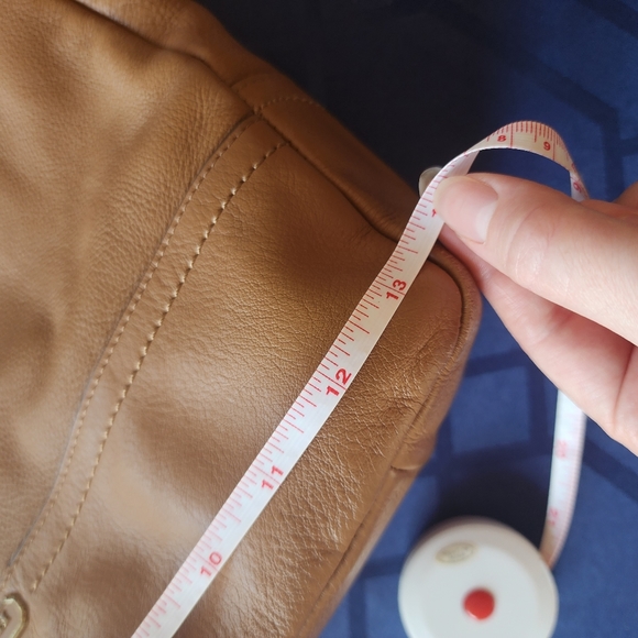 Coach Purse Brown Bag F23293 Pebble Leather Hobo Zip Closure Tan - Picture 9 of 16